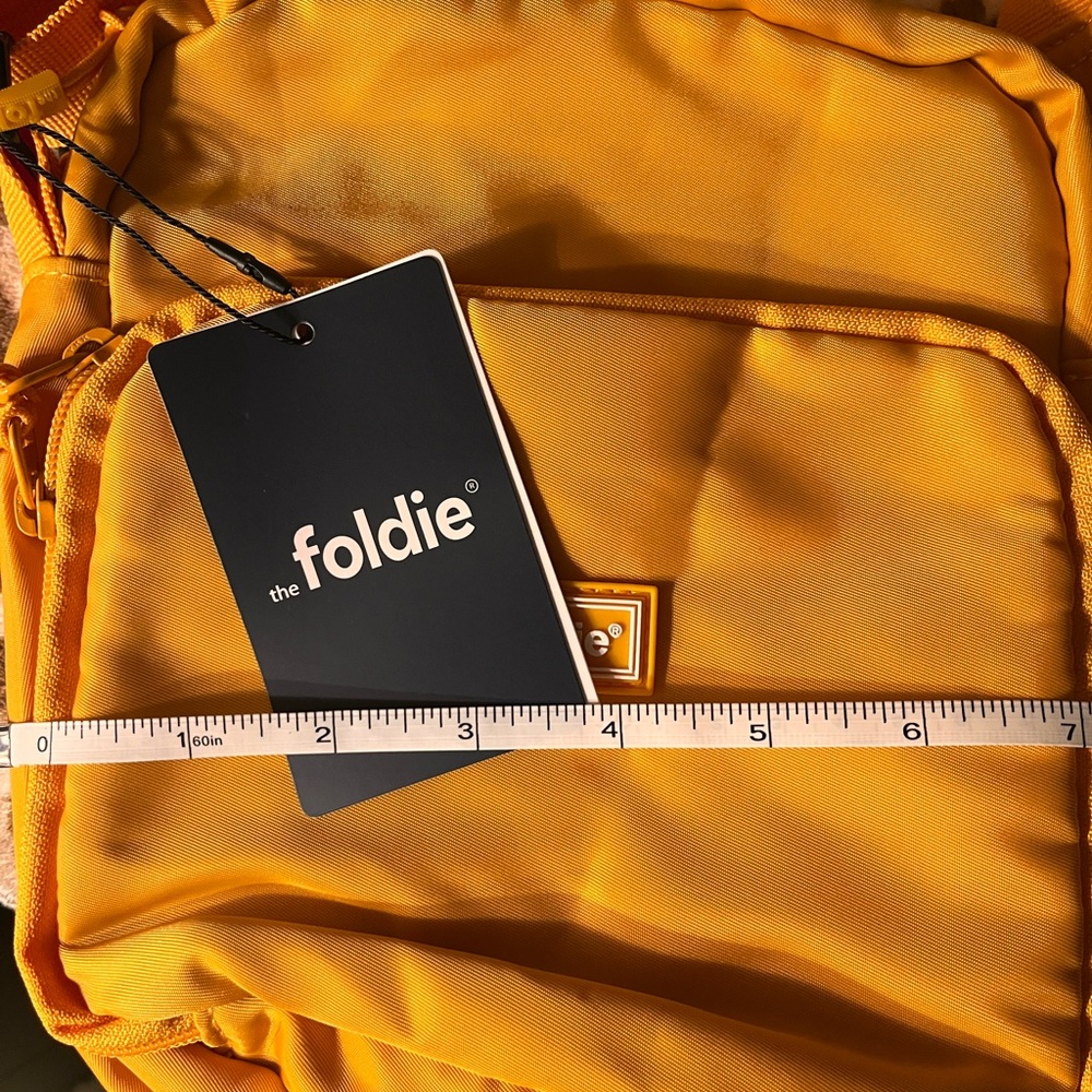 Foldie Mustard Messenger Bag - Picture 3 of 5